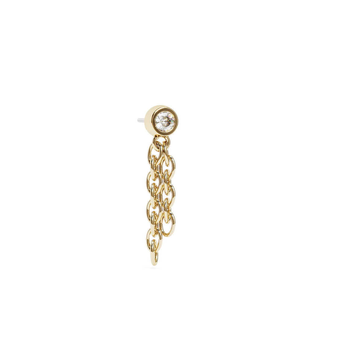 Round Diamond Dangle