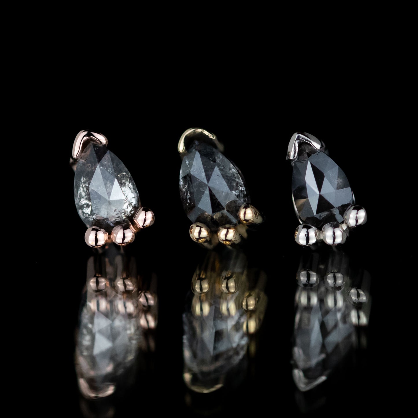 Pear Salt & Pepper Diamond
