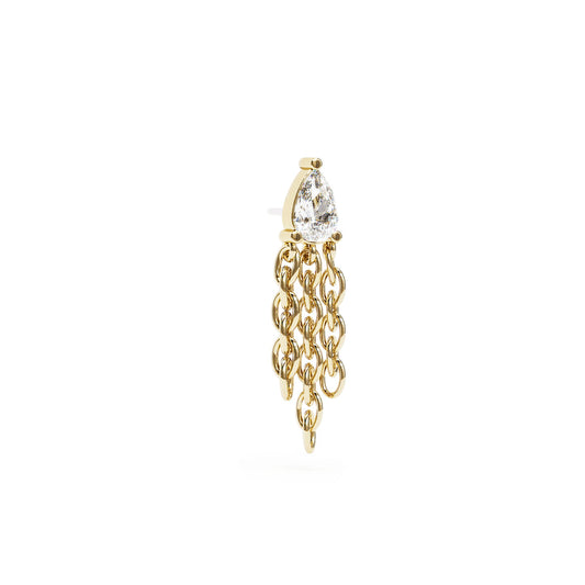 Pear Diamond Dangle