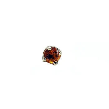 Fire Citrine Prong